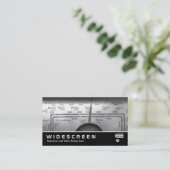 ワイドスクリーン330 – 古い英国のラジオダイヤル 名刺 (スタンド正面)