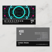 ワイドスクリーン331 – フラクタル 名刺 (正面/裏面)
