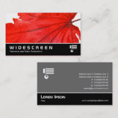 ワイドスクリーン356日本の – メープルリーフ 名刺 (正面/裏面)