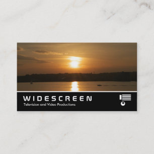 ワイドスクリーン360 - Sunset over Cardiff Bay 名刺