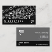 ワイドスクリーン365 – 古いタイプライター 名刺 (正面/裏面)