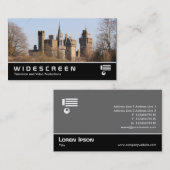 ワイドスクリーン386 – カーディフ城 名刺 (正面/裏面)