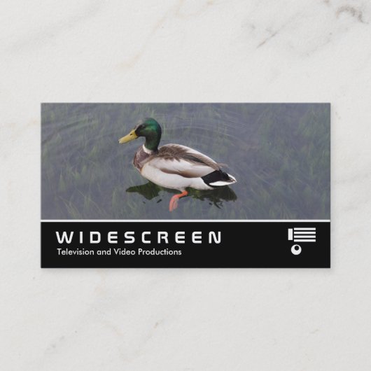 ワイドスクリーン390 - Mallard Duck 名刺 (正面)