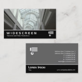 ワイドスクリーン402 – アーケード/モール 名刺 (正面/裏面)