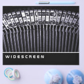 ワイドスクリーン – タイプライター チラシ (シングル)