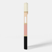 ワイドストライプのモダンモノグラム名 Case-Mate iPhoneケース (裏面 / 右)