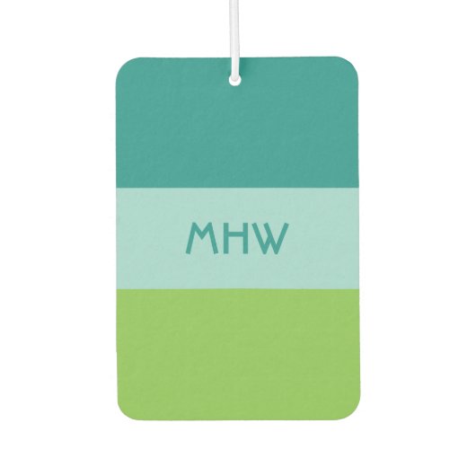 ワイドストライプカスタムモノグラム空気清浄機 カーエアーフレッシュナー (正面)