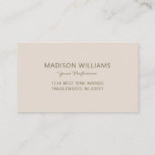 ワイドストライプクモダンラス金ゴールド 名刺 (裏面)