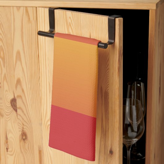 ワイドストライプデザイン装飾キッチンタオル キッチンタオル (三つ折り)