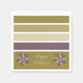 ワイドストライプデザイン スタンダードカクテルナプキン