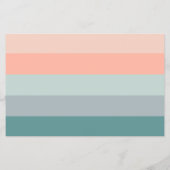 ワイドパーソナライズされたストライプ紙シック (裏面)