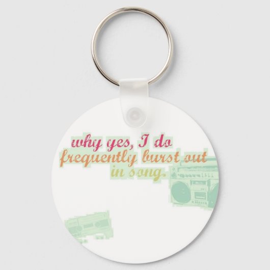 ワイドフボキーチェーン キーホルダー (正面)