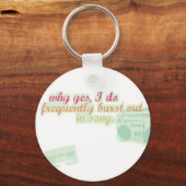 ワイドフボキーチェーン キーホルダー (正面)