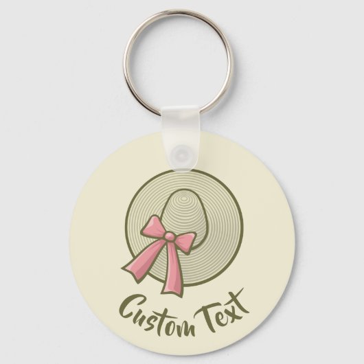 ワイドブリムドハットイエロー キーホルダー (正面)