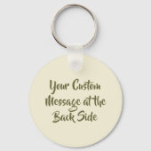 ワイドブリムドハットイエロー キーホルダー (裏面)