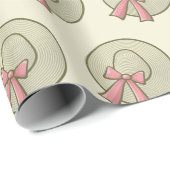 ワイドブリムドハットイエロー ラッピングペーパー (ロールコーナー)