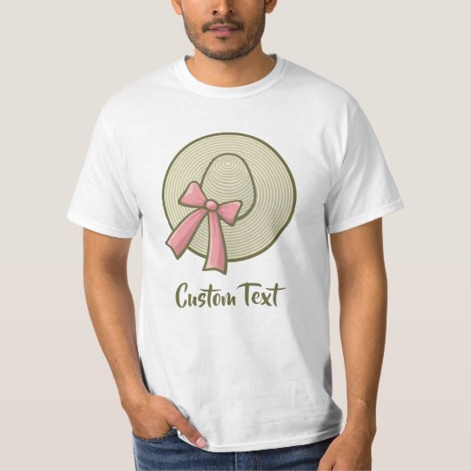 ワイドブリムドハットイエロー Tシャツ (正面)