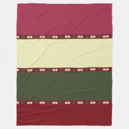 ワイドモダンストライプ フリースブランケット