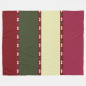 ワイドモダンストライプ フリースブランケット (正面(横))