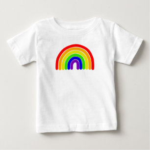 ワイドレインボー ベビーTシャツ