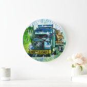 ワイドロードトラック運搬トラックのトラックの壁クロック ラージ壁時計 (ホーム)