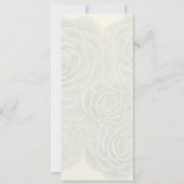 ワイド多肉質縁ど高結婚式招待状 招待状 (裏面)