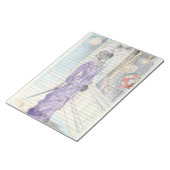 ワイド紙-ヴィンテージビクトリアンファッションドレス ノートパッド (アングル)