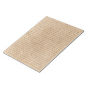 ワイド罫線紙 – タンヴィンテージ紙背景 ノートパッド (アングル)