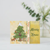 ワイナチスバウムミットフント ポストカード (スタンド正面)