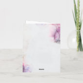 ワイナリーでのブライズシャワー サンキューカード (裏面)