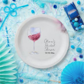 ワイナリーでのブライズシャワー ペーパープレート (パーティー)