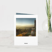 ワイナリーのブドウの結婚式　感謝カード サンキューカード (裏面)