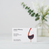 ワイナリーの名刺 名刺 (スタンド正面)