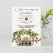 ワイナリーの開放的な空間で贅沢なディナーとワインを 招待状 (スタンド正面)