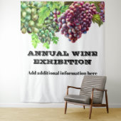 ワイナリーぶどう展ワインショー タペストリー (インサイチュ)