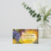 ワイナリーまたはビニヤードQRコード名刺 名刺 (スタンド正面)