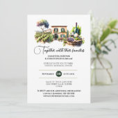 ワイナリーウォーターカラーワインファームヴィネヤードヴィラディナー 招待状 (スタンド正面)