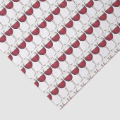 ワイナリーガラスボトル赤ワインバープリントパターン 薄葉紙 (詳細)