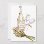 ワイナリーガールズ週末招待状 招待状 (裏面)