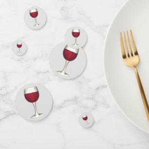 ワイナリーグラスボトル赤ワイン試飲ブドウ園 コンフェッティ