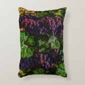 ワイナリーグレープフィン日当たりの良いトスカニーブドウ アクセントクッション (正面(垂直))