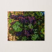 ワイナリーグレープフィン日当たりの良いトスカニーブドウ ジグソーパズル (横)