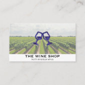 ワイナリービネヤード |トーストグラス葡萄 名刺 (正面)