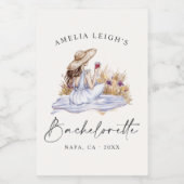 ワイナリーピクニックコテージバチェロレッテ週末 ワインラベル (シングルラベル)