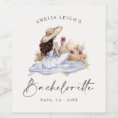 ワイナリーピクニックコテージバチェロレッテ週末 ワインラベル (シングルラベル)