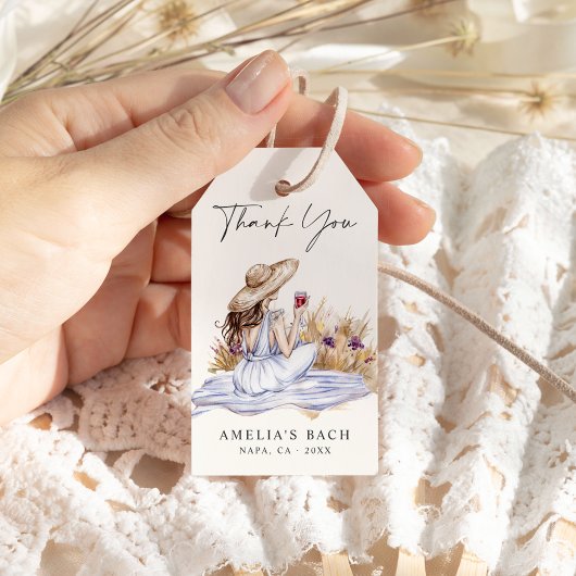 ワイナリーピクニックコテージバチェロレッテ ギフトタグ