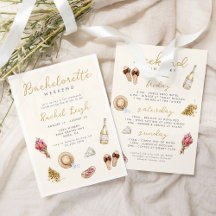 ワイナリーピクニックバチェロレッテ週末招待状