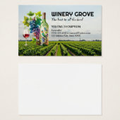 ワイナリーフィールド | ぶどうボトルとワイン (正面&裏面)