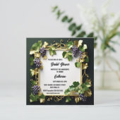 ワイナリーフランスのブドウ園ブライダルシャワー シーズンカード (スタンド正面)