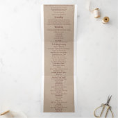 ワイナリーブルゴーニュリース結婚の撮影日程 三つ折り招待状 (内部)